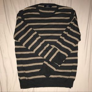 J Crew cotton with cashmere sweater stripe size L